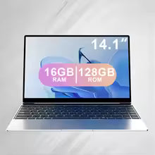 New Ultra Slim Laptop 14.1" 16GB RAM 2TB SSD Intel N3700 Gaming PC 1920*1080 Display Office Study Computer PC Windows 11 Pro