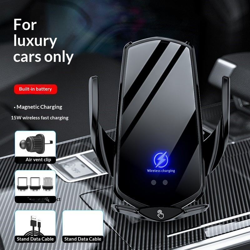 Smart Induction Wireless Charger Car Phone Holder